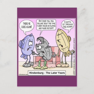 Hindenburg The Spater Years Rick London Funny Postkarte