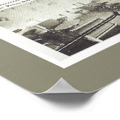 Hindenburg Vintage Reisebroschüren Poster (Ecke)