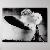 Hindenburger Desaster - Zeppelin-Explosion Poster (Vorne)