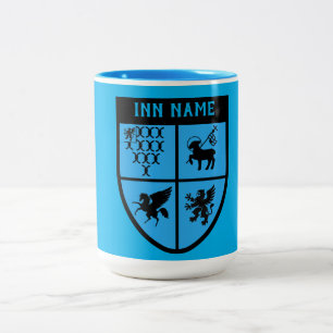 Hindernisse, die die Bar passieren Zweifarbige Tasse