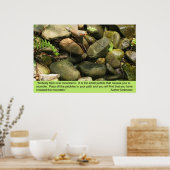 Hindernisse, Druck Poster (Küche)