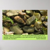 Hindernisse, Druck Poster (Vorne)