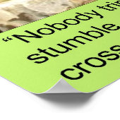 Hindernisse, Druck Poster (Ecke)