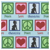 Hindernisse für die Liebe des Friedens Stoff (Nahaufnahme)