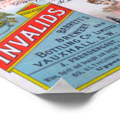 Hindernisse für Vintage Werbung Poster (Ecke)