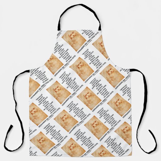 Hindernisse können mich nicht zerschlagen, fest in schürze (Vorderseite)