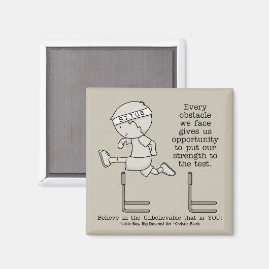 Hindernisse Magnet (Vorderseite/Rückseite)