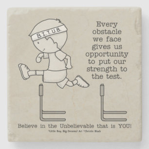 Hindernisse Steinuntersetzer