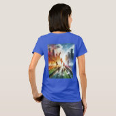 Hindernisse überwinden, Gebäude-Futures T-Shirt (Schwarz voll)