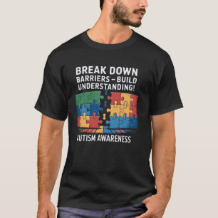 Hindernisse überwinden - Verständnis für Autismus T-Shirt