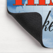 Hindi spricht hier trübe Erde Mousepad (Ecke)