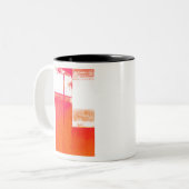 Hindi Zweifarbige Tasse (Vorderseite Links)