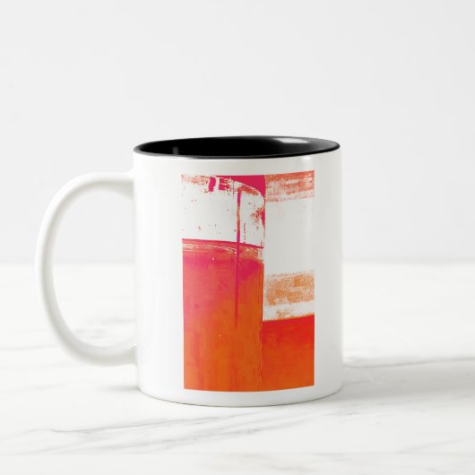 Hindi Zweifarbige Tasse (Links)