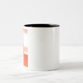 Hindi Zweifarbige Tasse (Mittel)