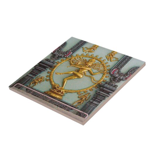 Hindische Götter, Shiva Fliese (Seite)