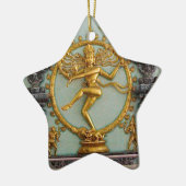 Hindische Götter, Shiva Keramikornament (Links)