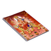Hindische Göttin Durga Notizblock (Rechte Seite)