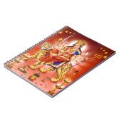 Hindische Göttin Durga Notizblock (Linke Seite)