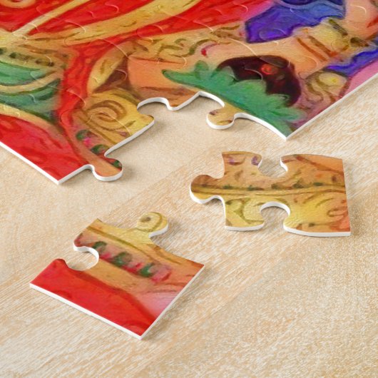 Hindische Göttin Lakshmi Maa Puzzle (Seite)