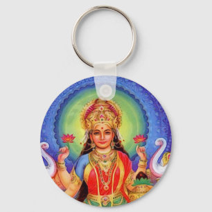 Hindische Göttin Lakshmi Maa Schlüsselanhänger