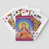 Hindische Göttin Lakshmi Maa Spielkarten (Rückseite)