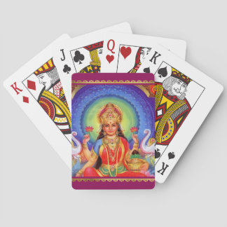 Hindische Göttin Lakshmi Maa Spielkarten
