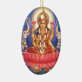 Hindische Göttin Laxmi Devi Mata Keramik Ornament (Rechts)