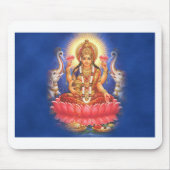 Hindische Göttin Laxmi Devi Mata Mousepad (Vorne)