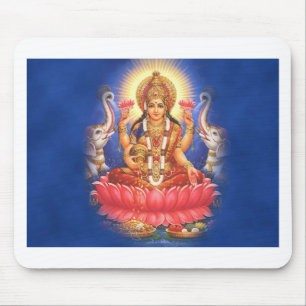 Hindische Göttin Laxmi Devi Mata Mousepad