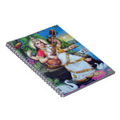 Hindische Göttin Saraswati Notizblock (Rechte Seite)