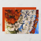 Hindische Hochzeitsheirat Einladung (Vorne/Hinten)