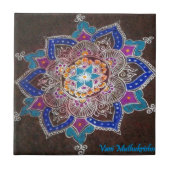 Hindische Kunst Fliese (Vorderseite)