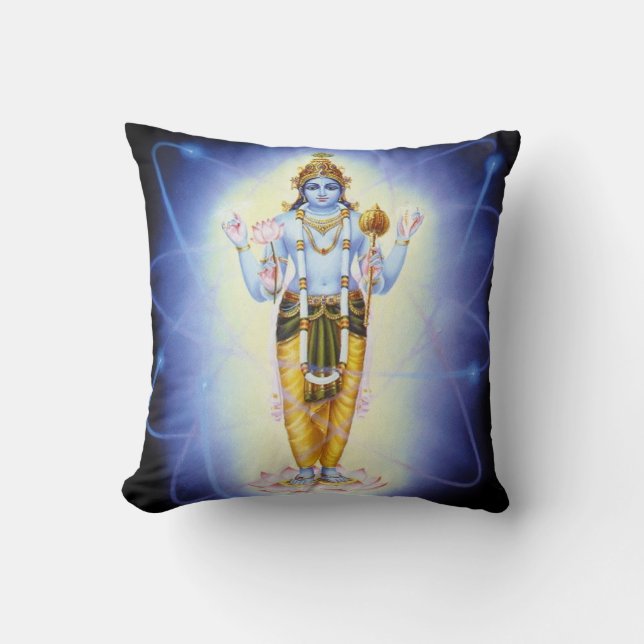 Hindischer Gott Vishnu Kissen (Vorderseite)