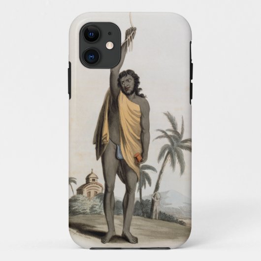 Hindischer Priester, Kneipe. durch Edward Orme, Case-Mate iPhone Hülle (Rückseite)