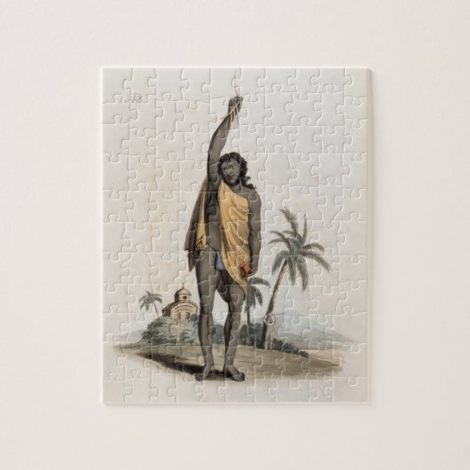 Hindischer Priester, Kneipe. durch Edward Orme, Puzzle (Vertikal)