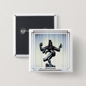 Hindisches Shiva Button (Vorne & Hinten)