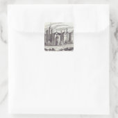 Hindlip Hall Quadratischer Aufkleber (Tasche)