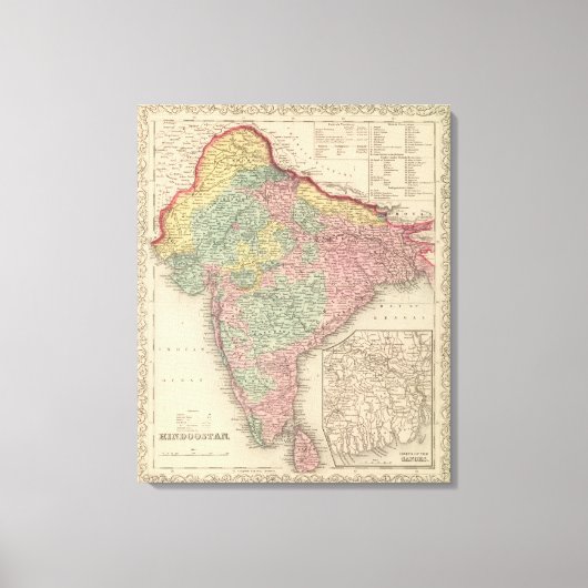 Hindoostan 2 leinwanddruck (Vorderseite)