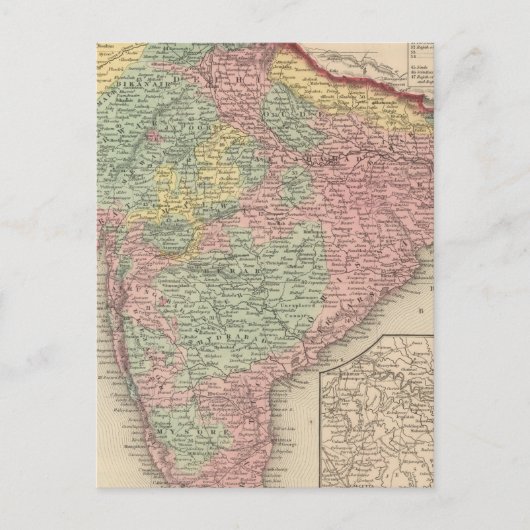 Hindoostan 2 postkarte (Vorderseite)