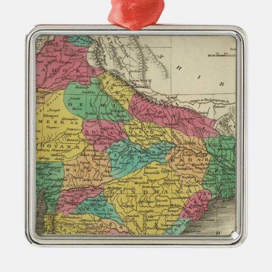 Hindoostan 3 silbernes ornament (Vorne)