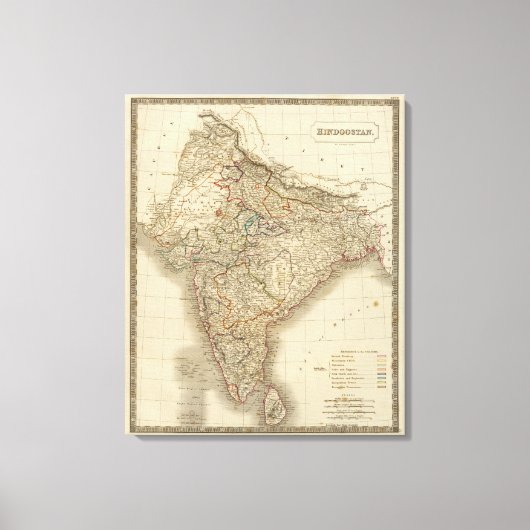 Hindoostan 5 leinwanddruck (Vorderseite)