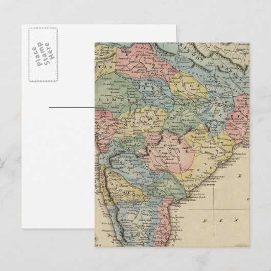 Hindoostan 5 postkarte (Vorne/Hinten)