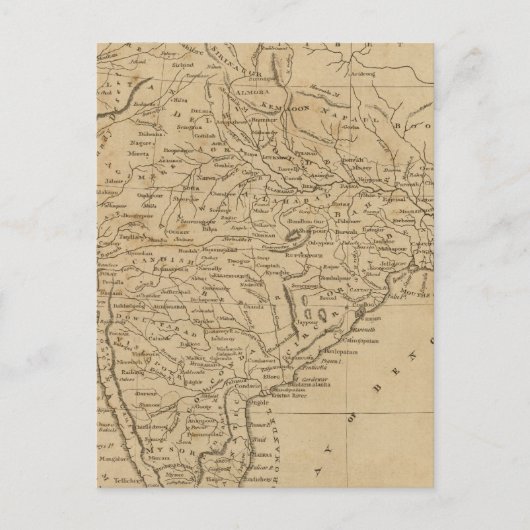 Hindoostan 6 postkarte (Vorderseite)