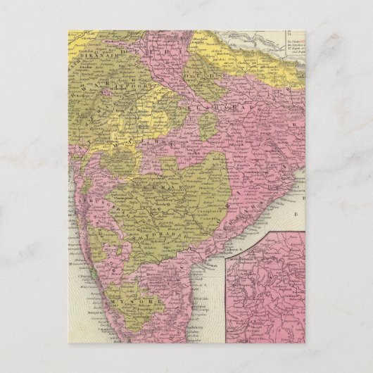 Hindoostan 7 postkarte (Vorderseite)