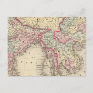 Hindoostan, Farther India, China, Tibet 2 Postkarte