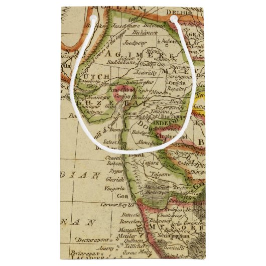 Hindoostan oder Indien Kleine Geschenktüte (Rückseite)