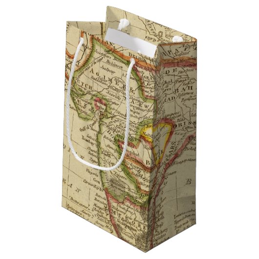 Hindoostan oder Indien Kleine Geschenktüte (Rückseite Schrägansicht)