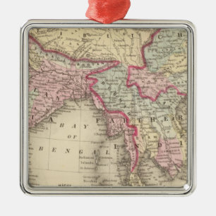 Hindoostan, weiteres Indien, China, Tibet 2 Silbernes Ornament