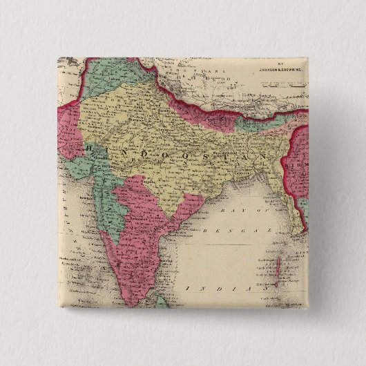 Hindos oder Britisches Indien Button (Vorderseite)