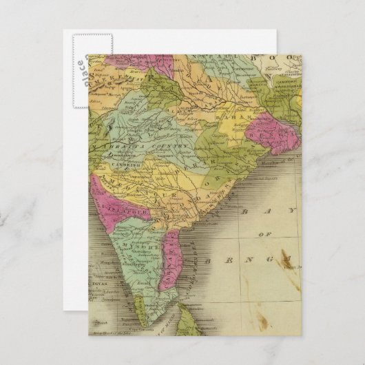 Hindostan 3 postkarte (Vorne/Hinten)